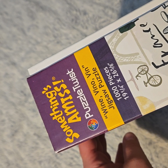 Puzzle Twist - Wine, Vino, Vin 1000 Piece Puzzle - Picture 2 of 4